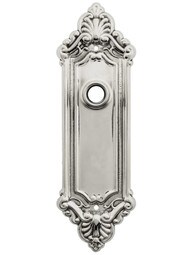 Stamped Brass French-Baroque Back Plate